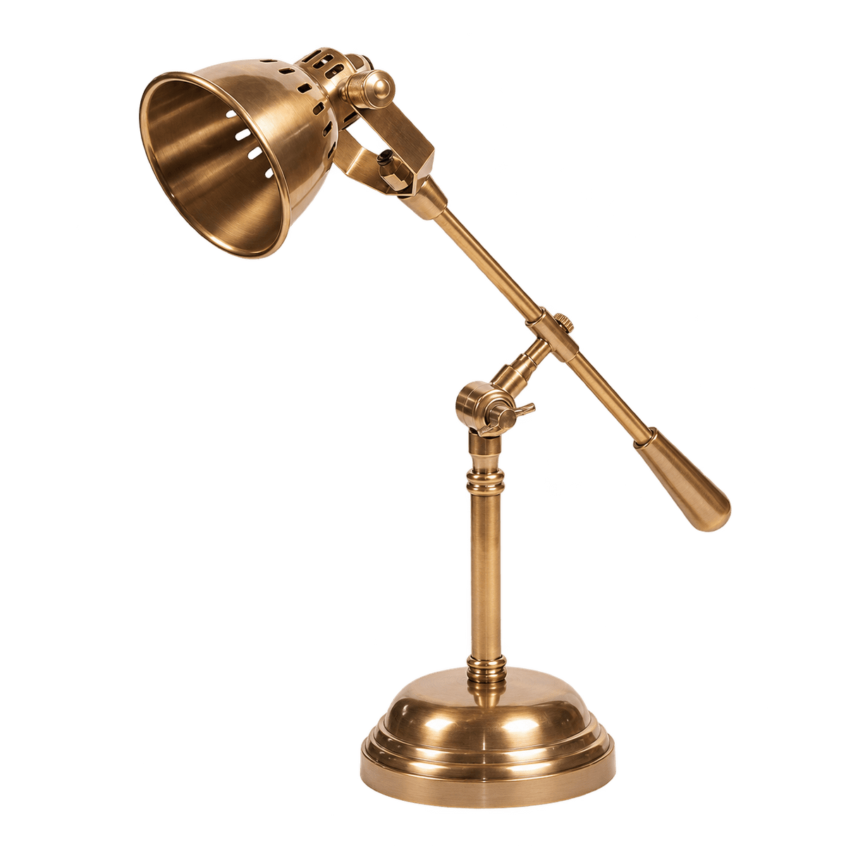Antique Brass Newcastle Desk Lamp