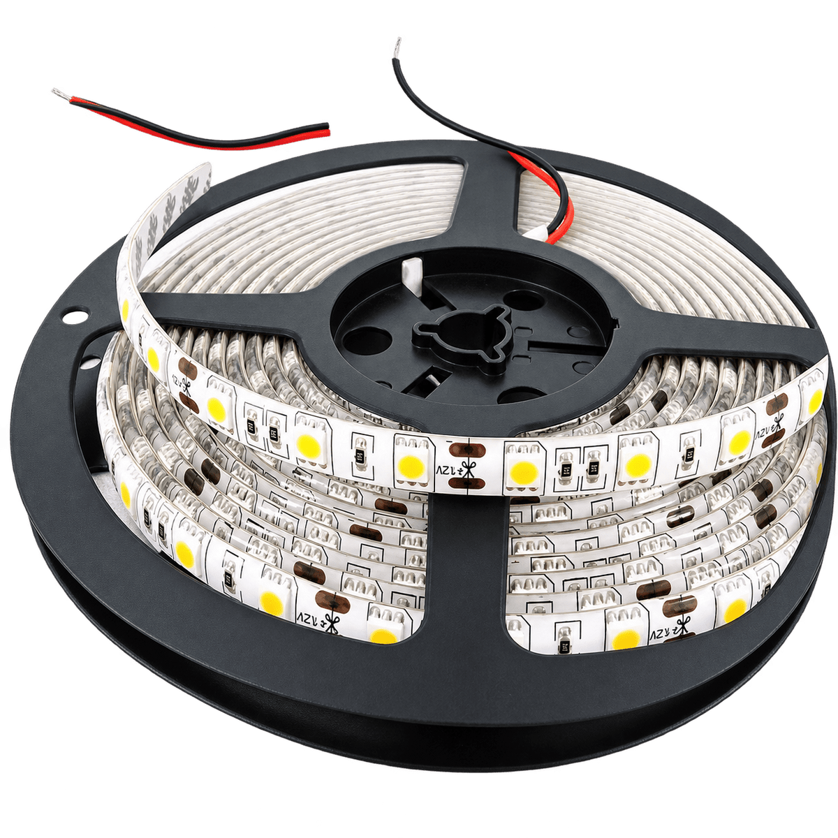 LED Striplight 12V - 5050 IP54 (5m) - Warm White (3000K)