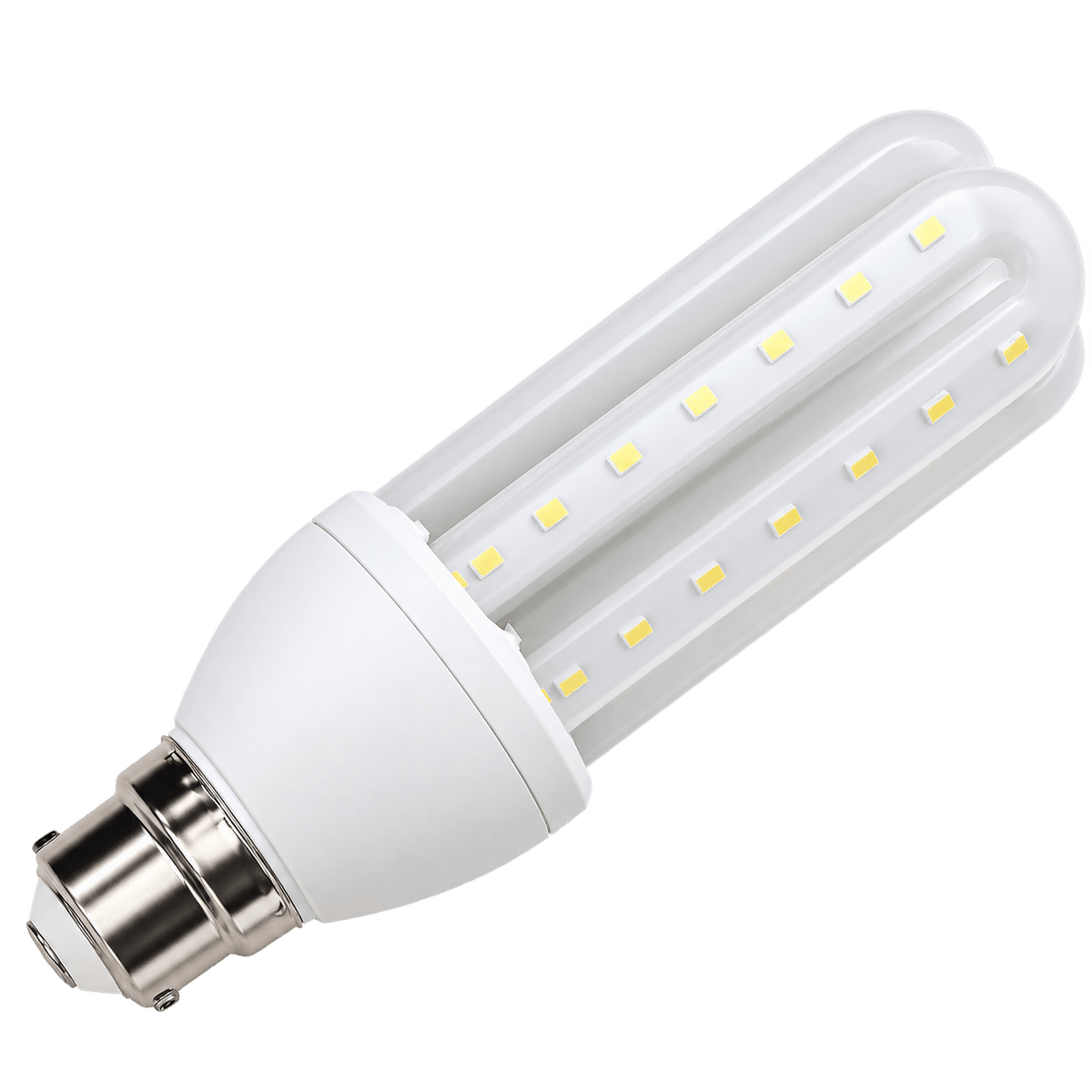 9W White LED Bulb – B22, 4200K Cool White