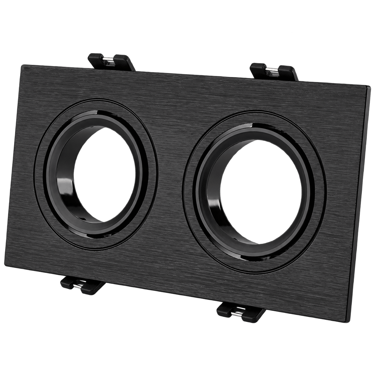 Downlight Holder - 3 Light Holder / black