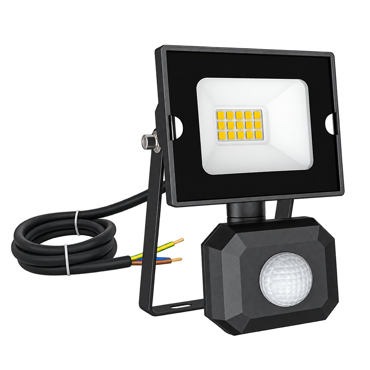 LED Flood Light - Oober 10W Motion Sensor - Warm White (3000K)