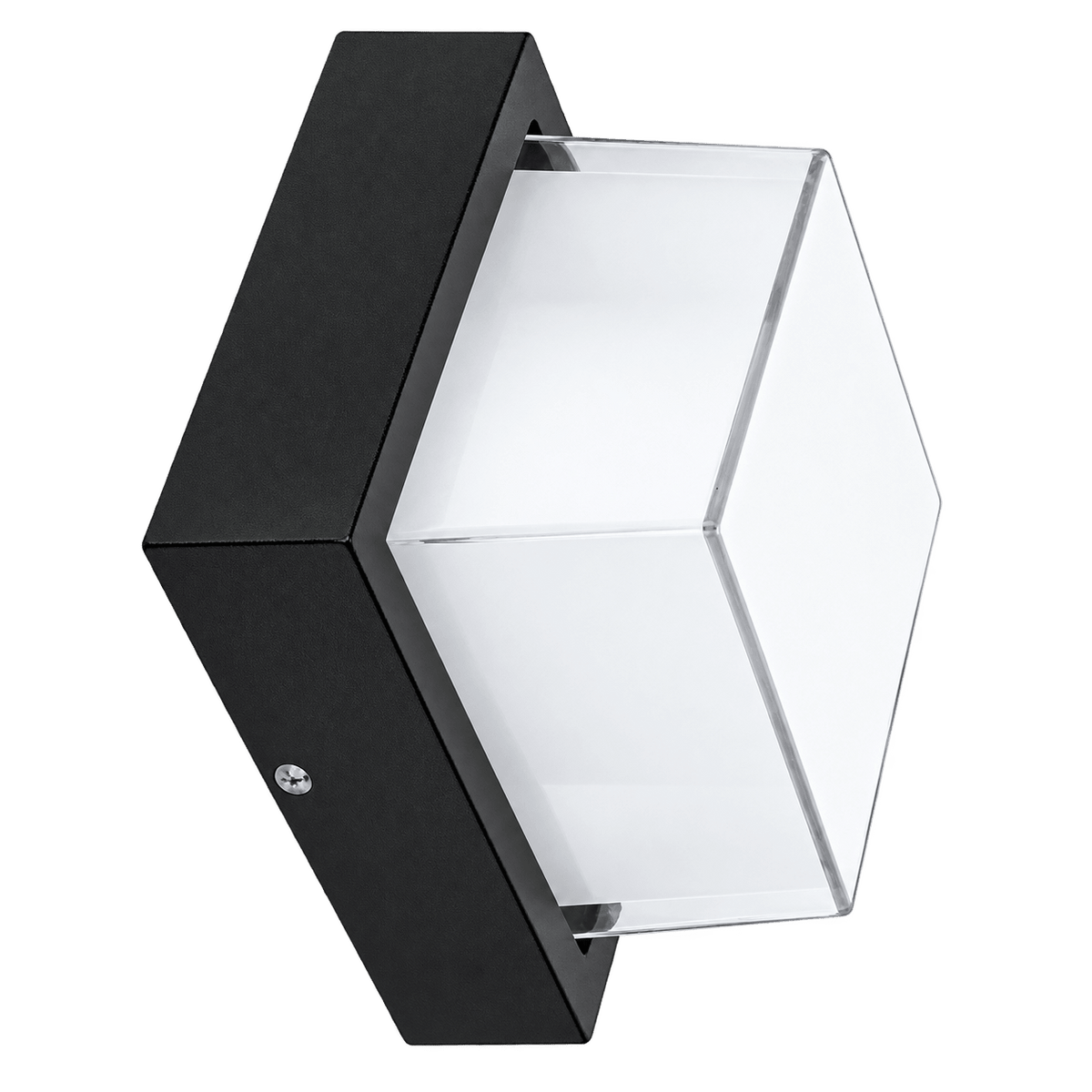 Outdoor LED Wall Light - Square 12W IP54 - Eyelid / Warm White