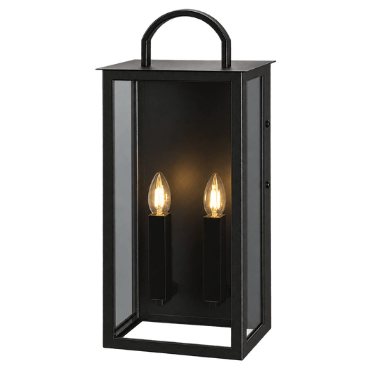 Cambridge Small Coastal Exterior Wall Lantern - Black