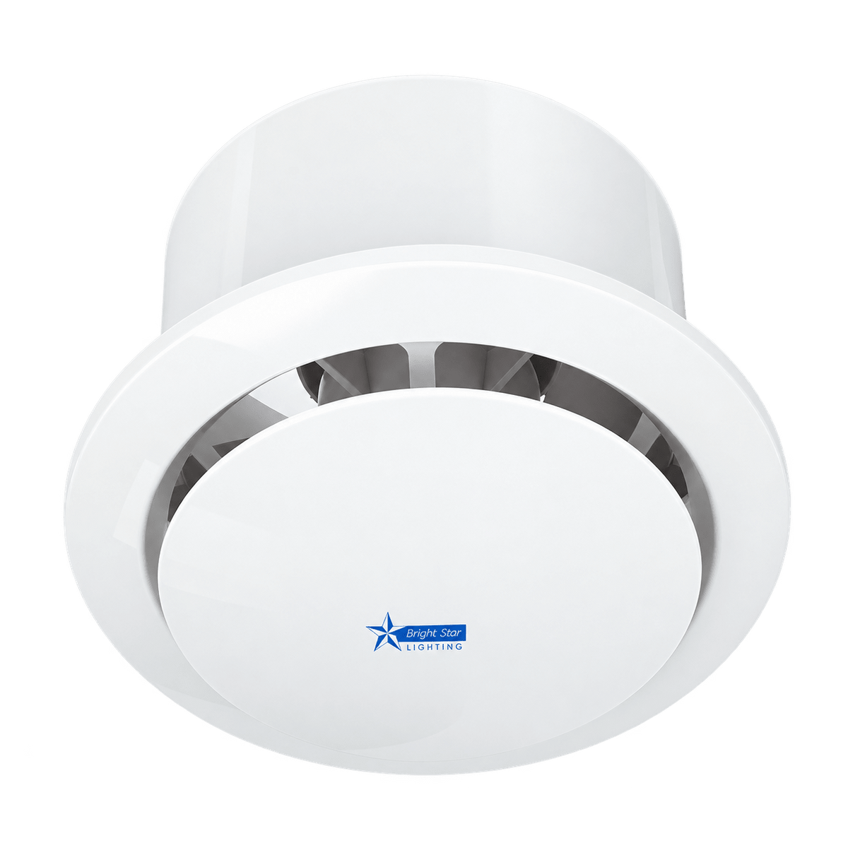 Bathroom Compact Extractor Fan White Corrosion-Resistant