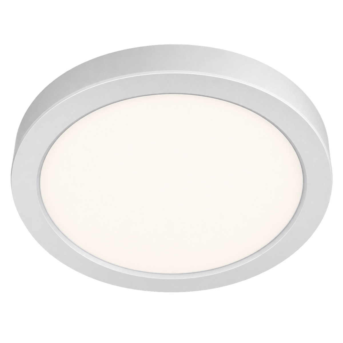 Silver Flush Mount Ceiling Light - Small