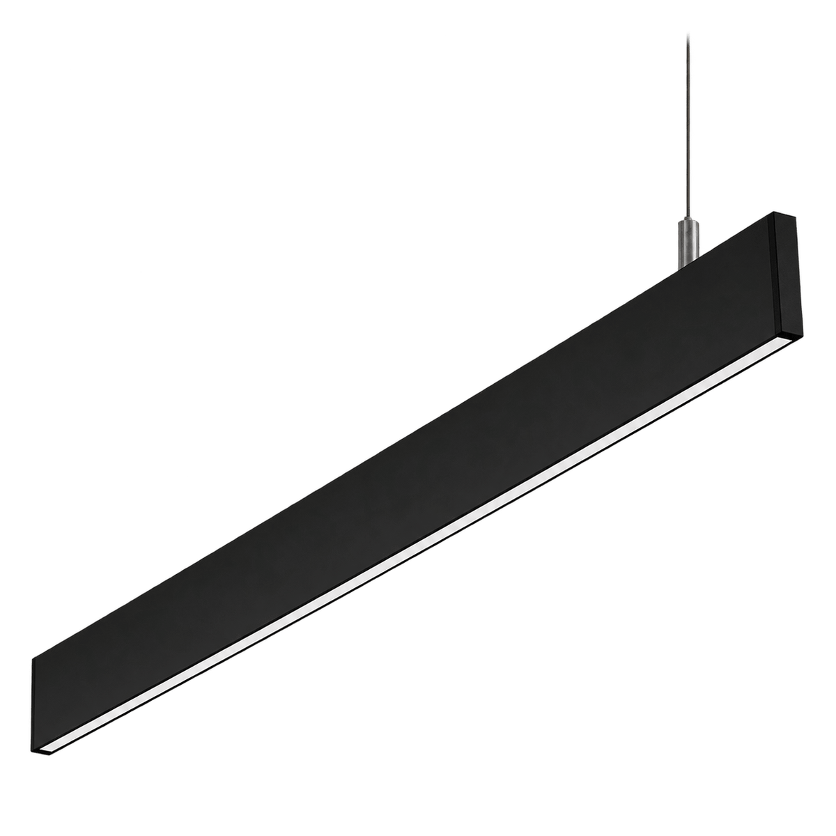 Chiara Black Up & Down Linear Pendant - Cool White (4000K)