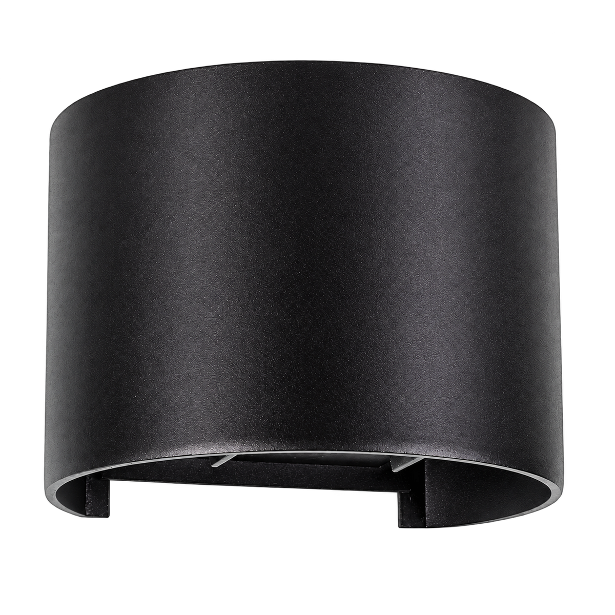6W Adjustable Beam Outdoor LED Wall Light - Round - White