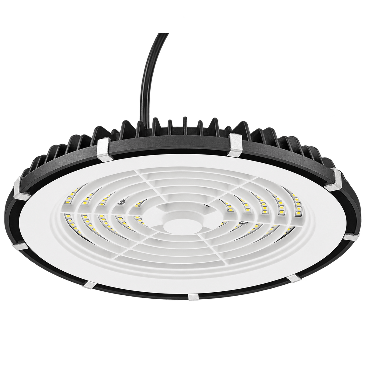 200W Aluminium & Tempered Glass UFO LED High-Bay IP65