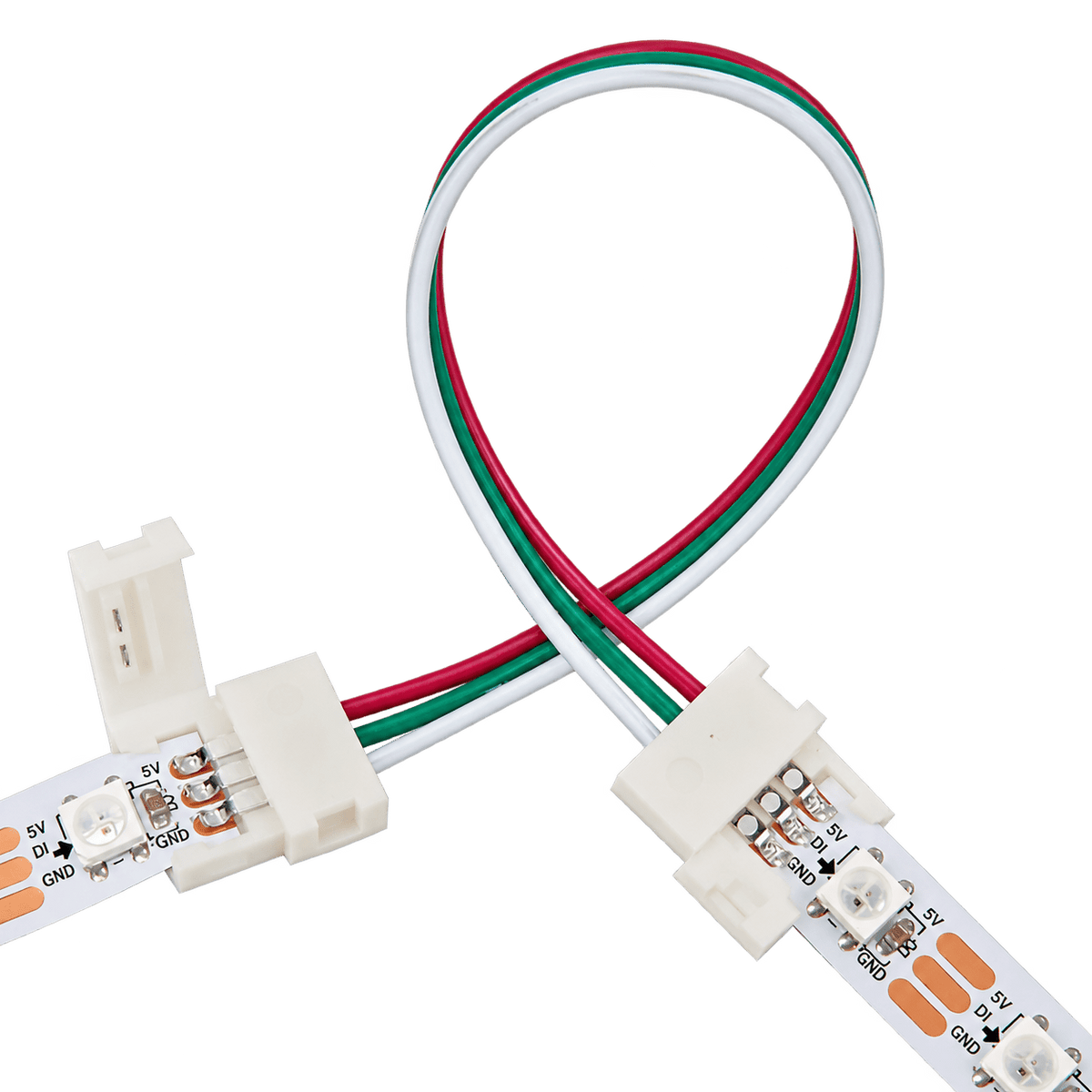 LED Strip Light Connectors (WS2811 / SPI Addressable Strip) - Back-to-back