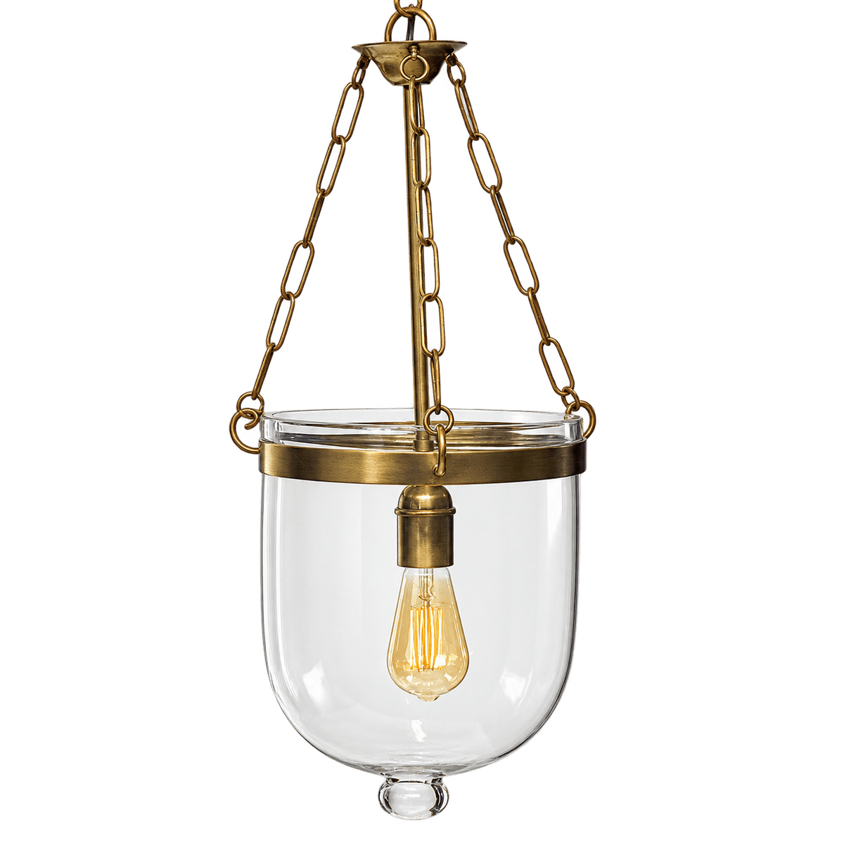 Oslo Hanging Lamp Antique Brass