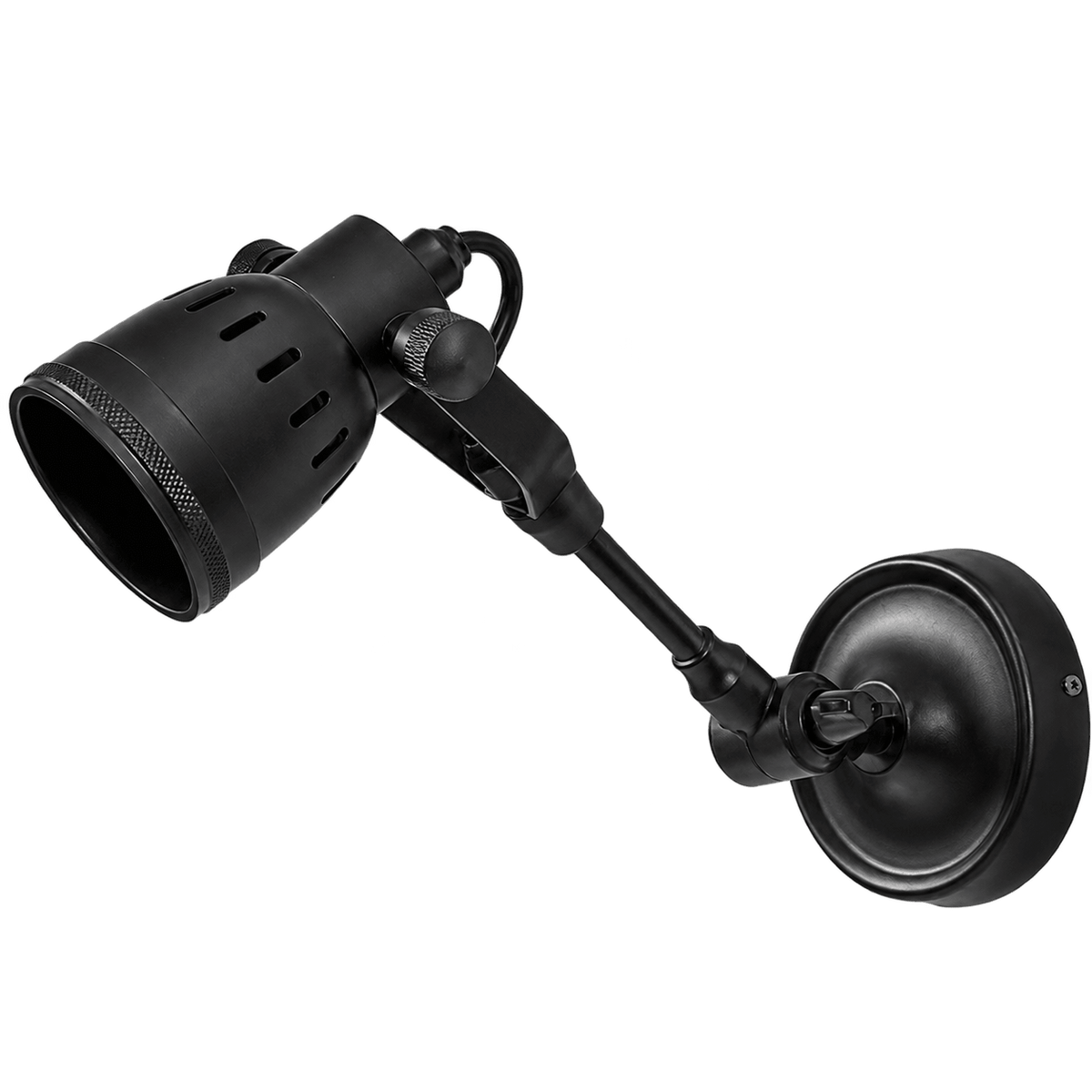 Indigo Mulberry Wall Lamp Matt Black