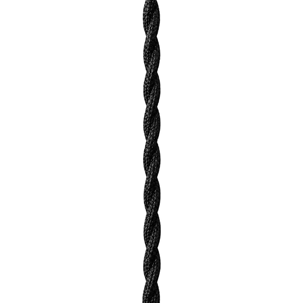 2 Core Twisted Cord Wire – Black Per Metre