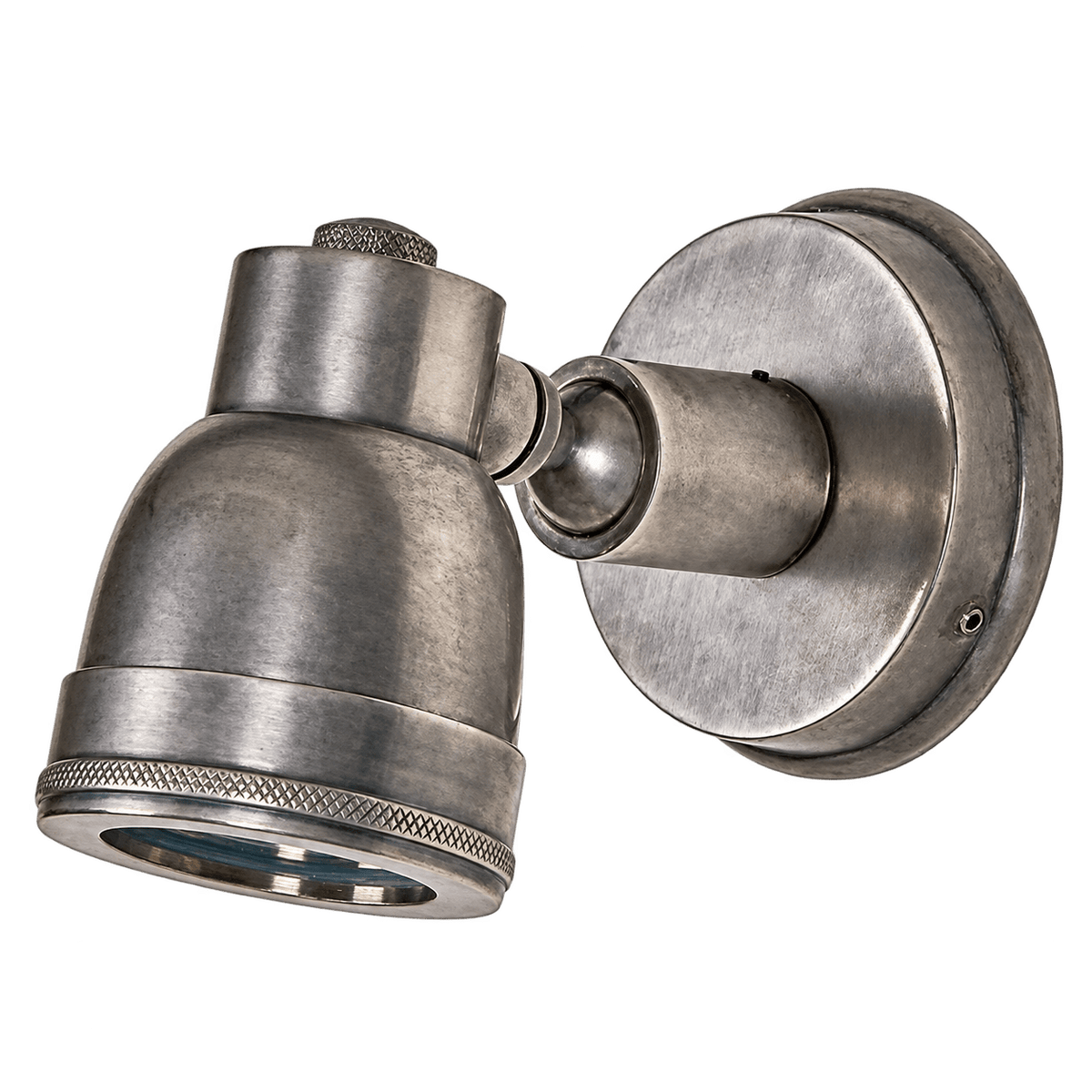 Indigo Wall Lamp Swirl antique Silver