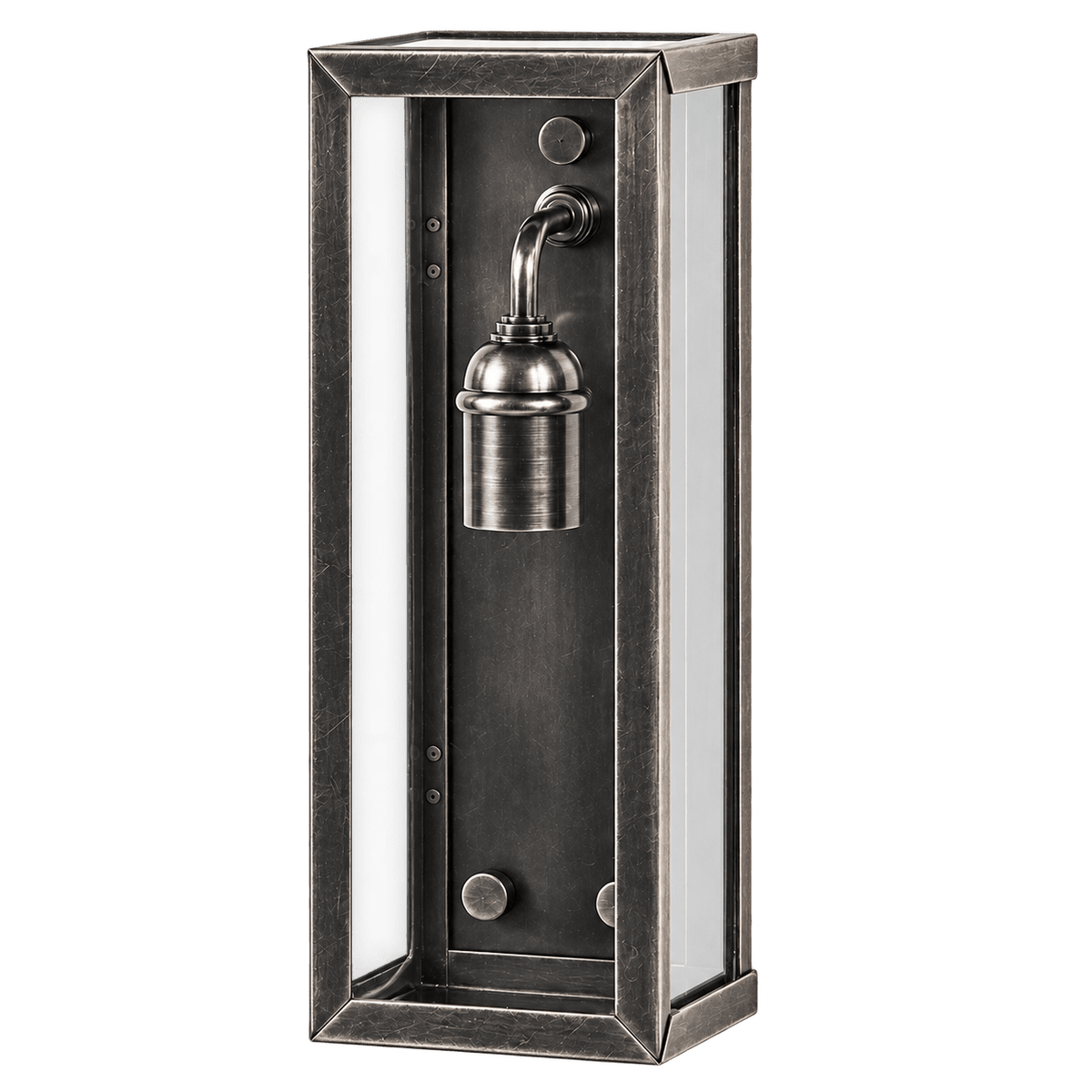 Belfort Lantern Box Antique Silver