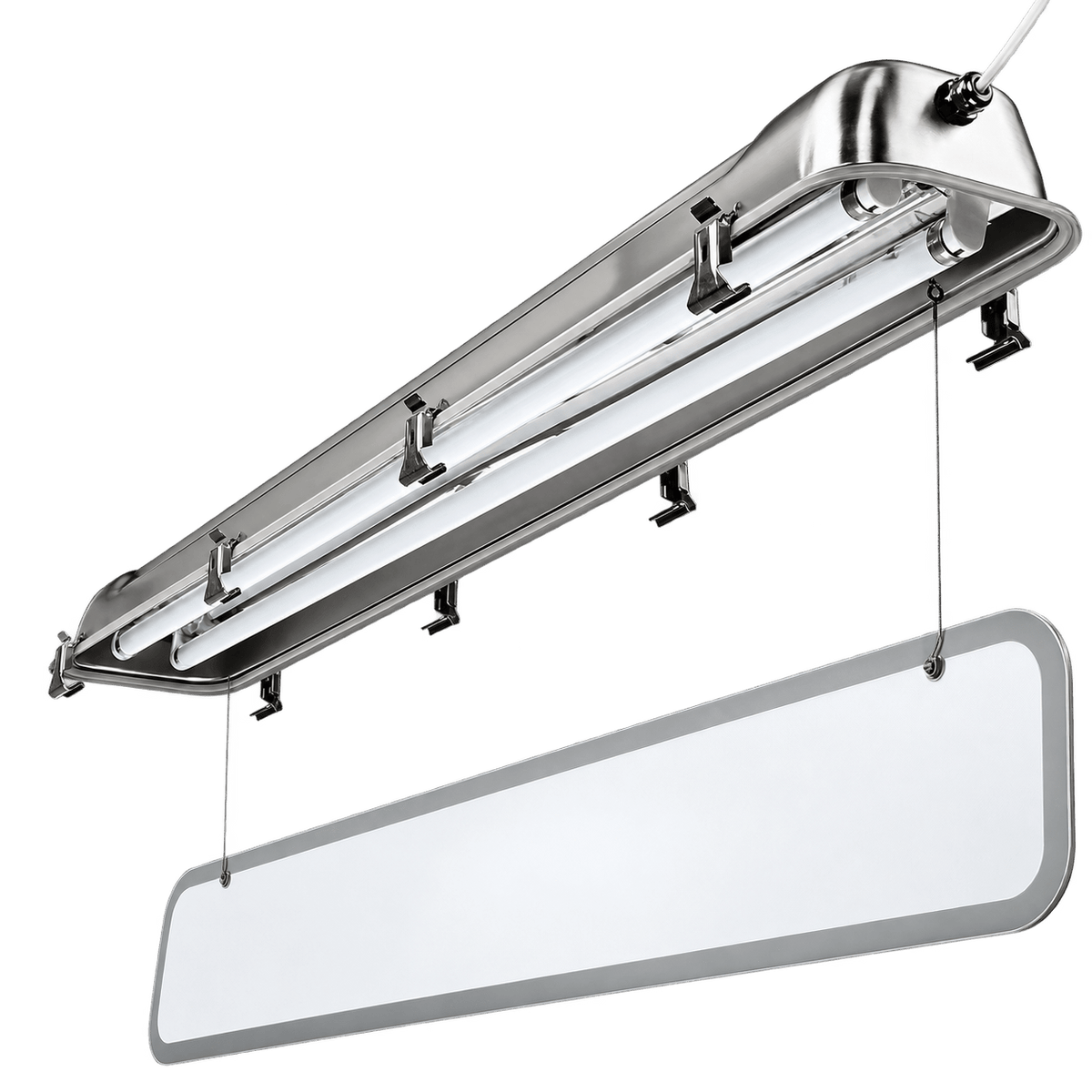 Stainless Steel LED T8 Tri-proof Fitting - 5 Foot