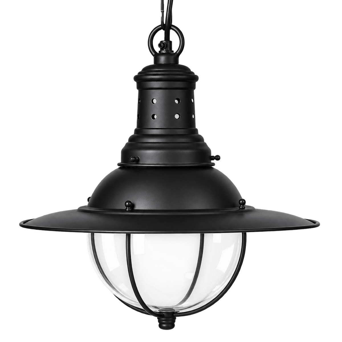 Wellington Hanging Lamp Matt Black