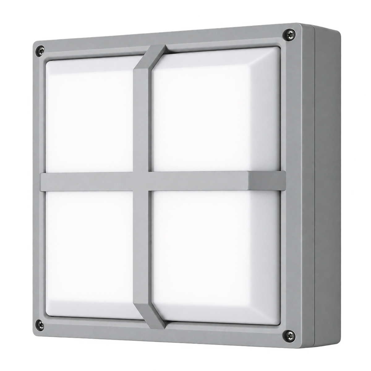 LED Bulkhead - Square Grid - 20W - 8 Grid