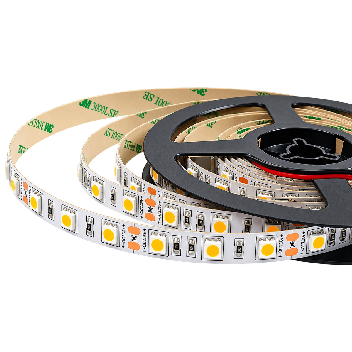 LED Striplight 12V - 5050 IP20 (5m) - Dark Orange