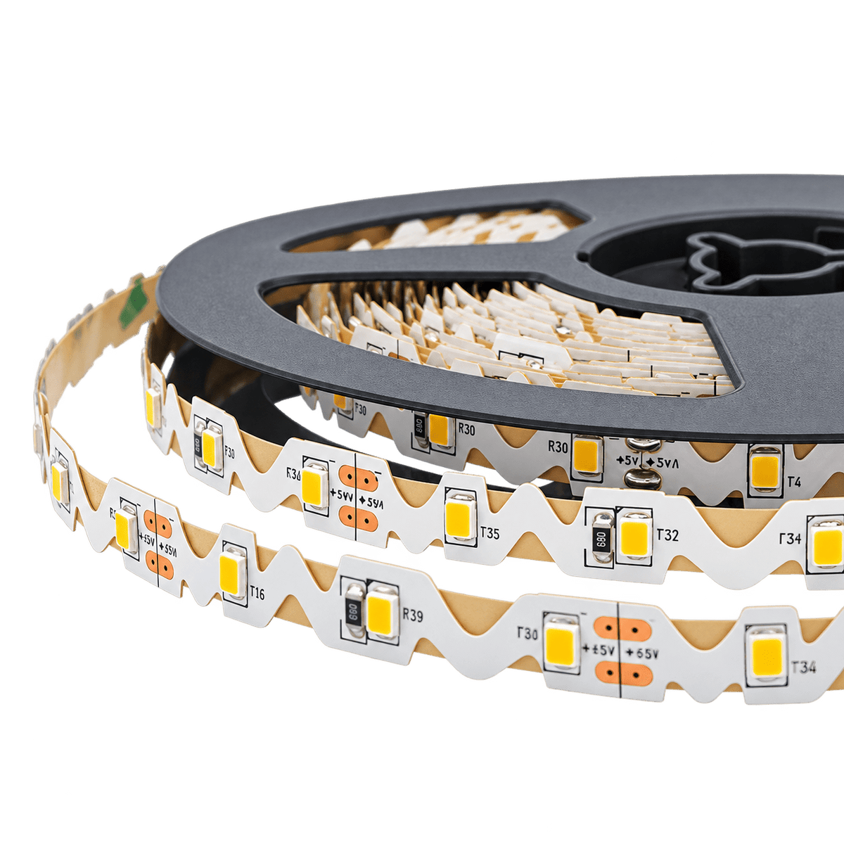 LED Striplight 12V - 6W S-shape Flexible IP33 - Yellow