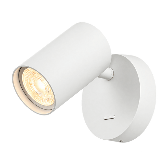Focus White GU10 Wall Light - IP20