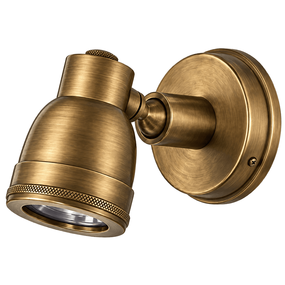 Indigo Swirl Wall Lamp Antique Brass