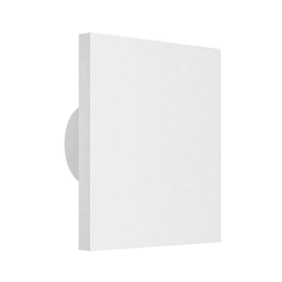 Focal Square White Backlit LED Wall Light (Coastal) - Cool White 4000K