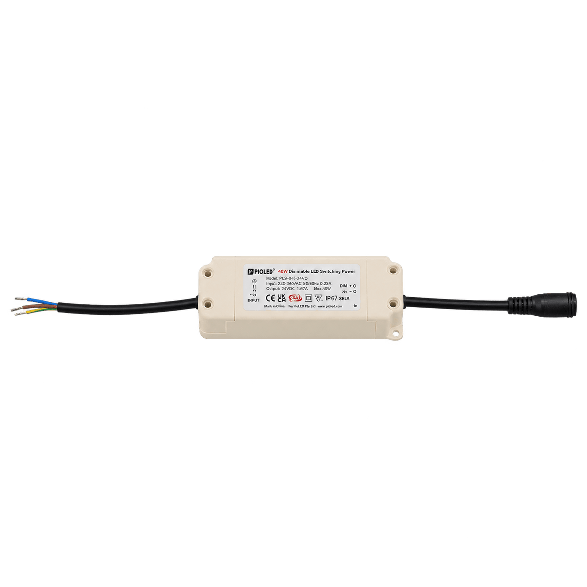 40W Dimmable Power Supply for Pioled Backlit LED Panel
