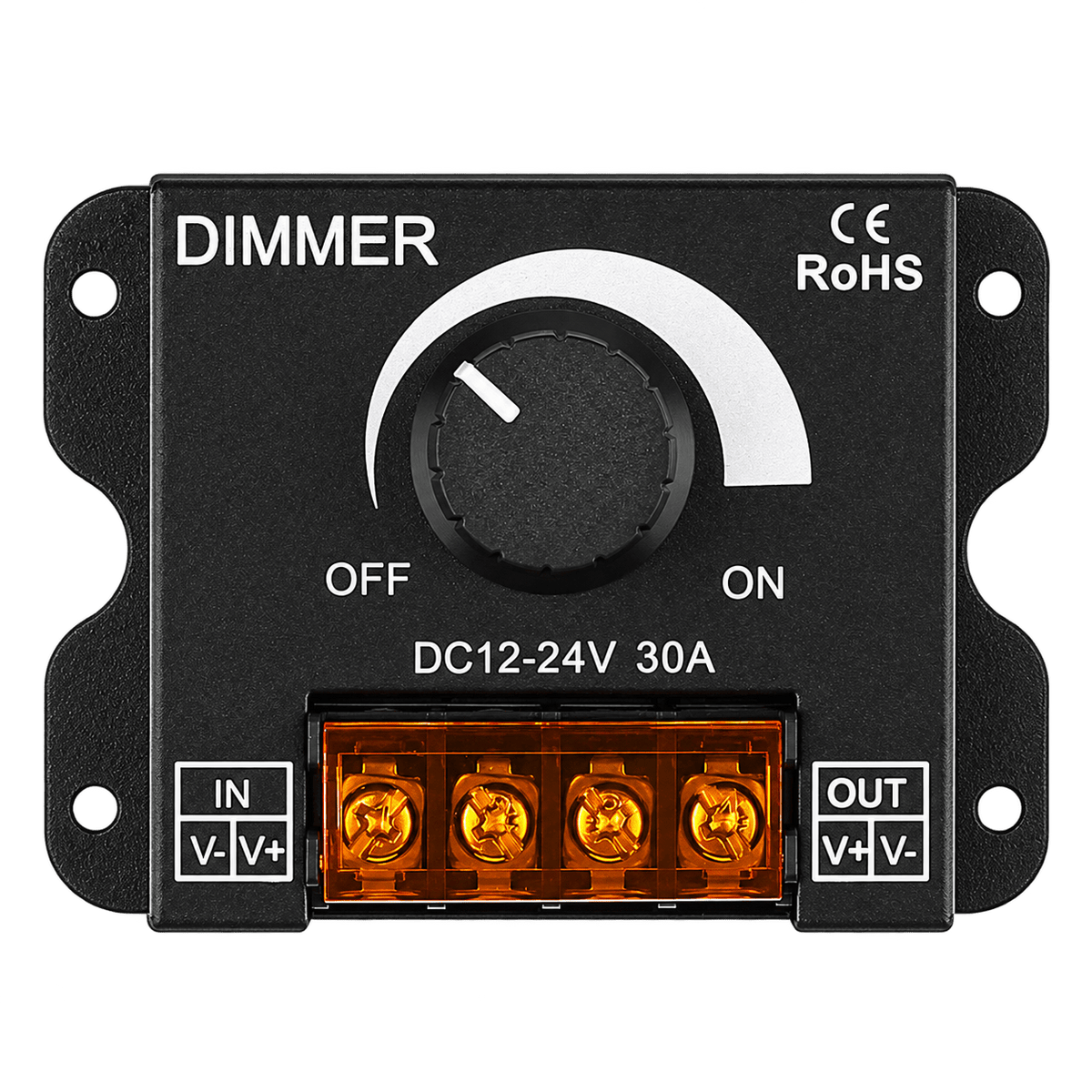 LED Strip Light Dimmer - 12V & 24V - 30A