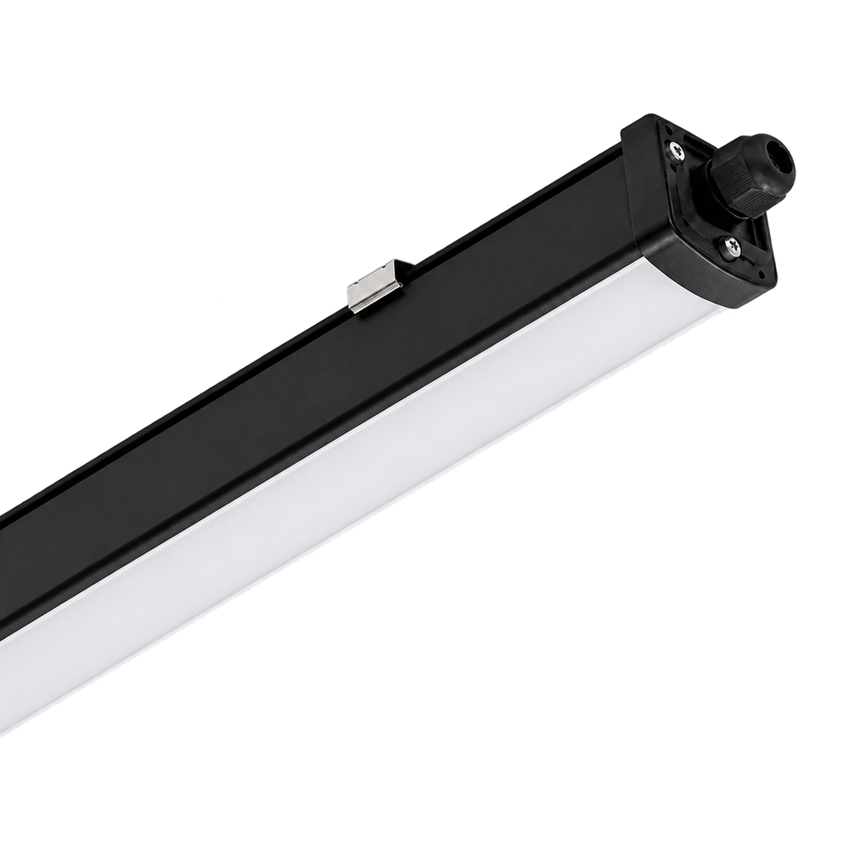 Riga LED Linear High Output IP65 - Black / 5ft / 1500mm / 4000K Cool White
