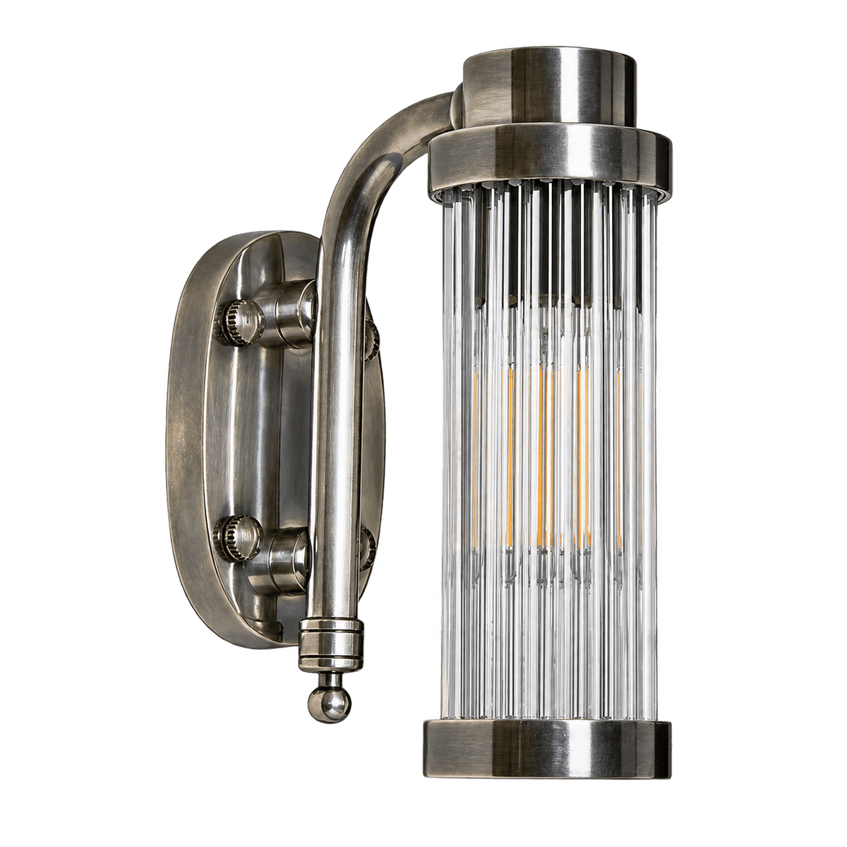 Milo Wall Lamp Antique Silver