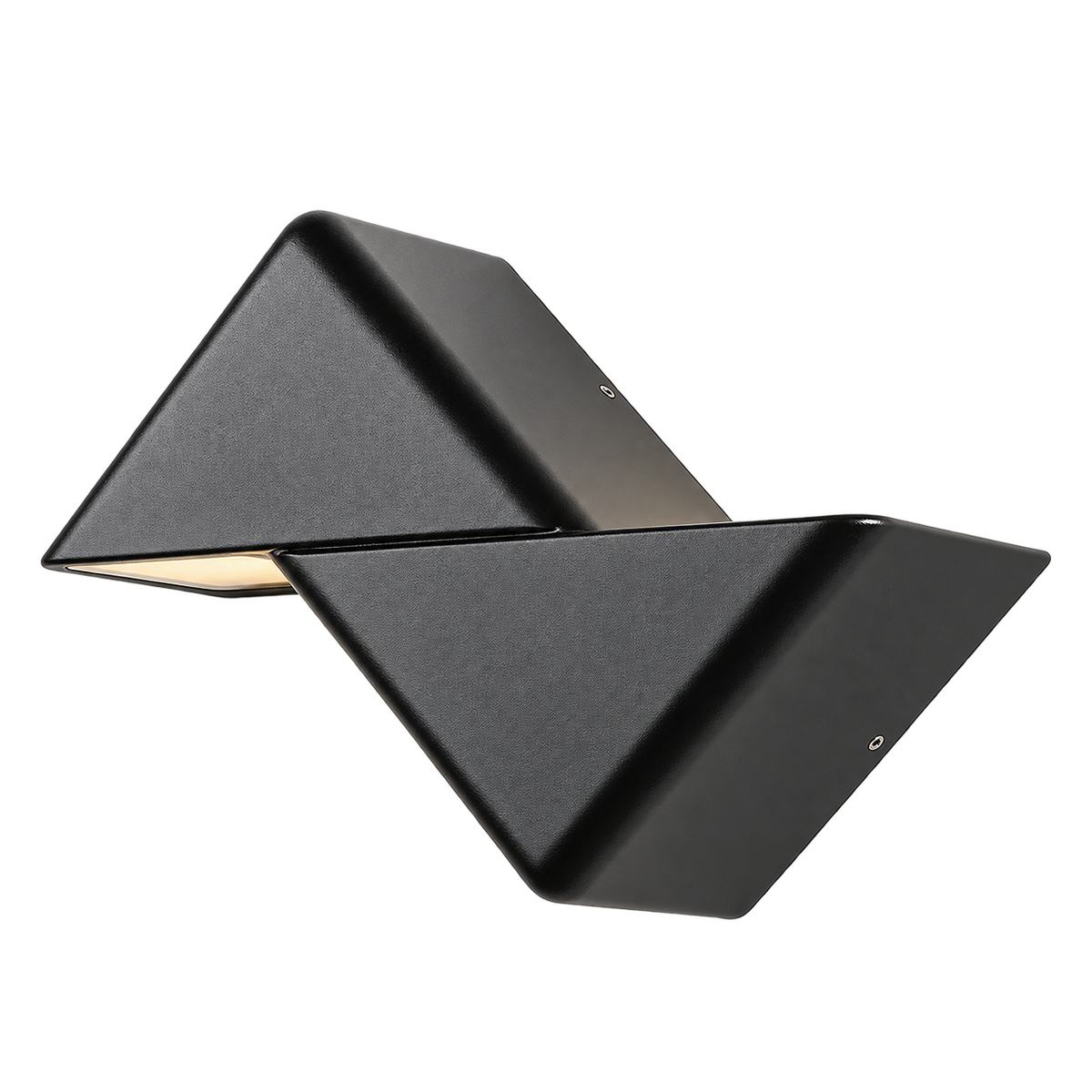 Triat Outdoor LED Wall Light, Black, IP65