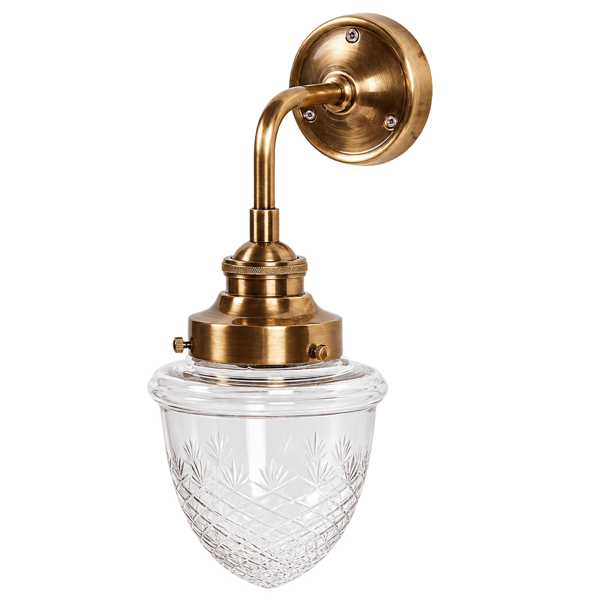 Tugela Wall Lamp Antique Brass
