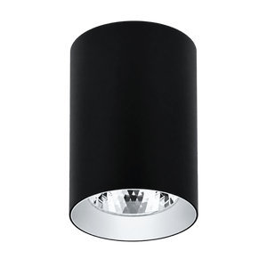 Black Portico Slim Surface Downlight - Dimmable