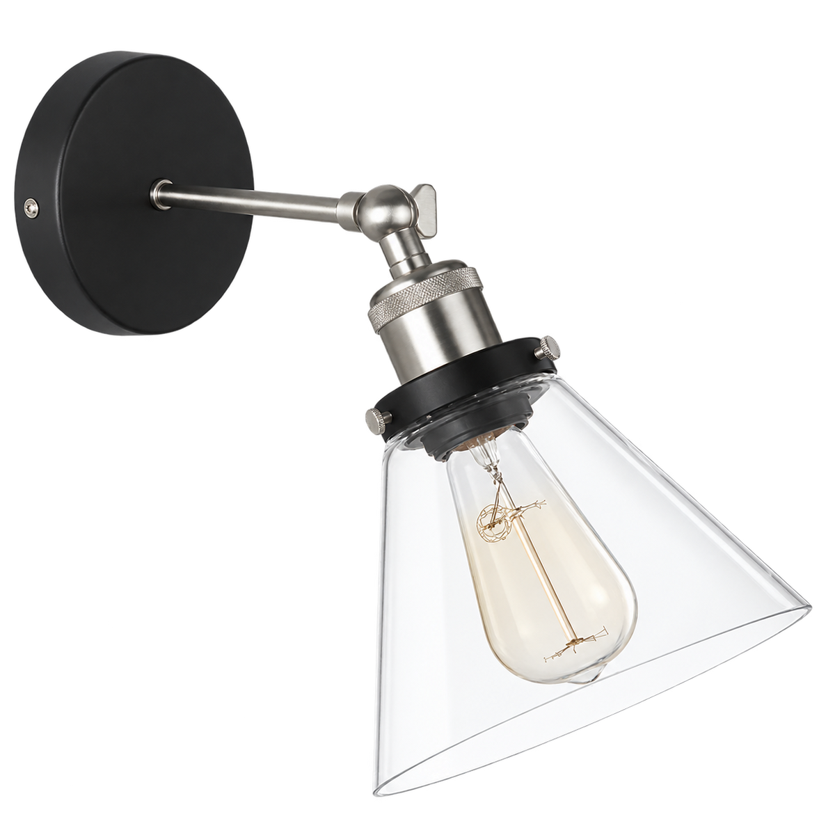 Satin Chrome Indoor Wall Light