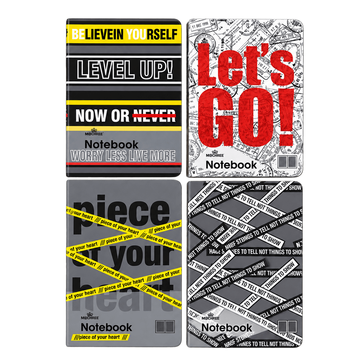 Notebooks A6 Size (Box of 12) - Various Designs