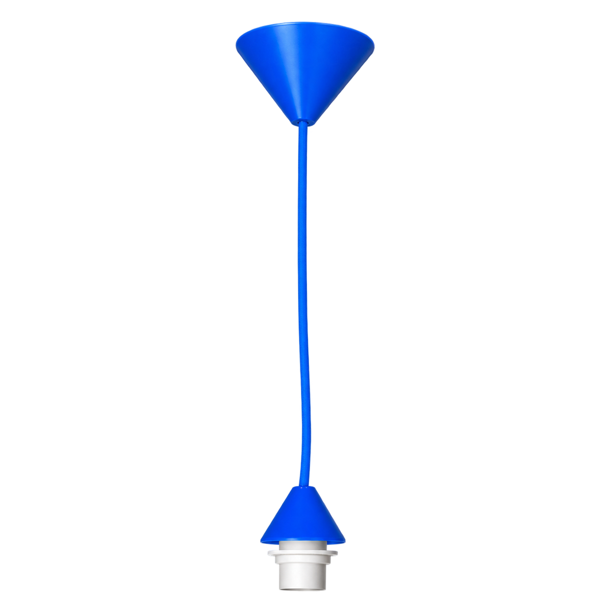 Pendant - Ceiling Conical Rose Kit Silicon Lamp Cup - White