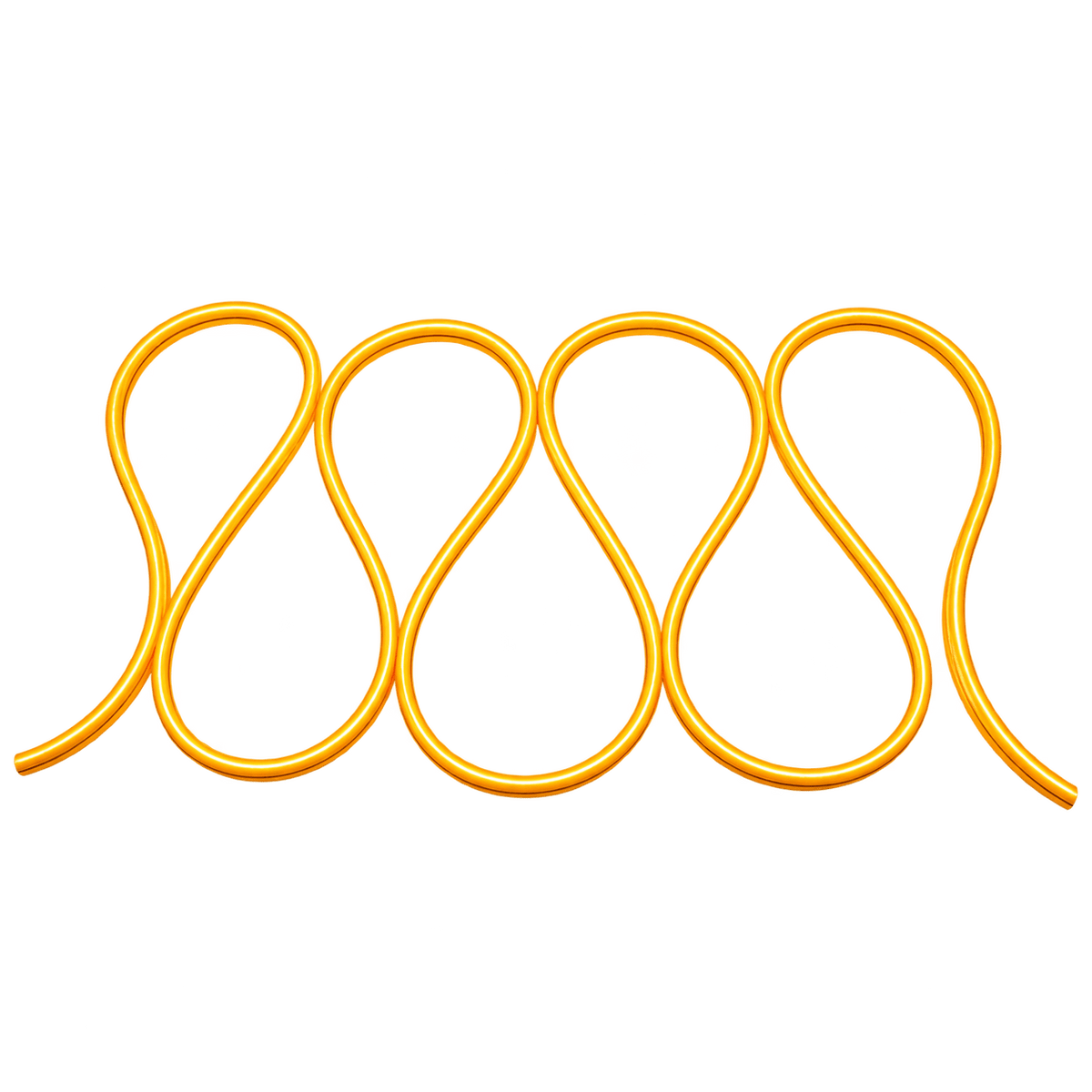 Dryft 230V Side Bend Neon Rope Light - Amber (Per Meter)