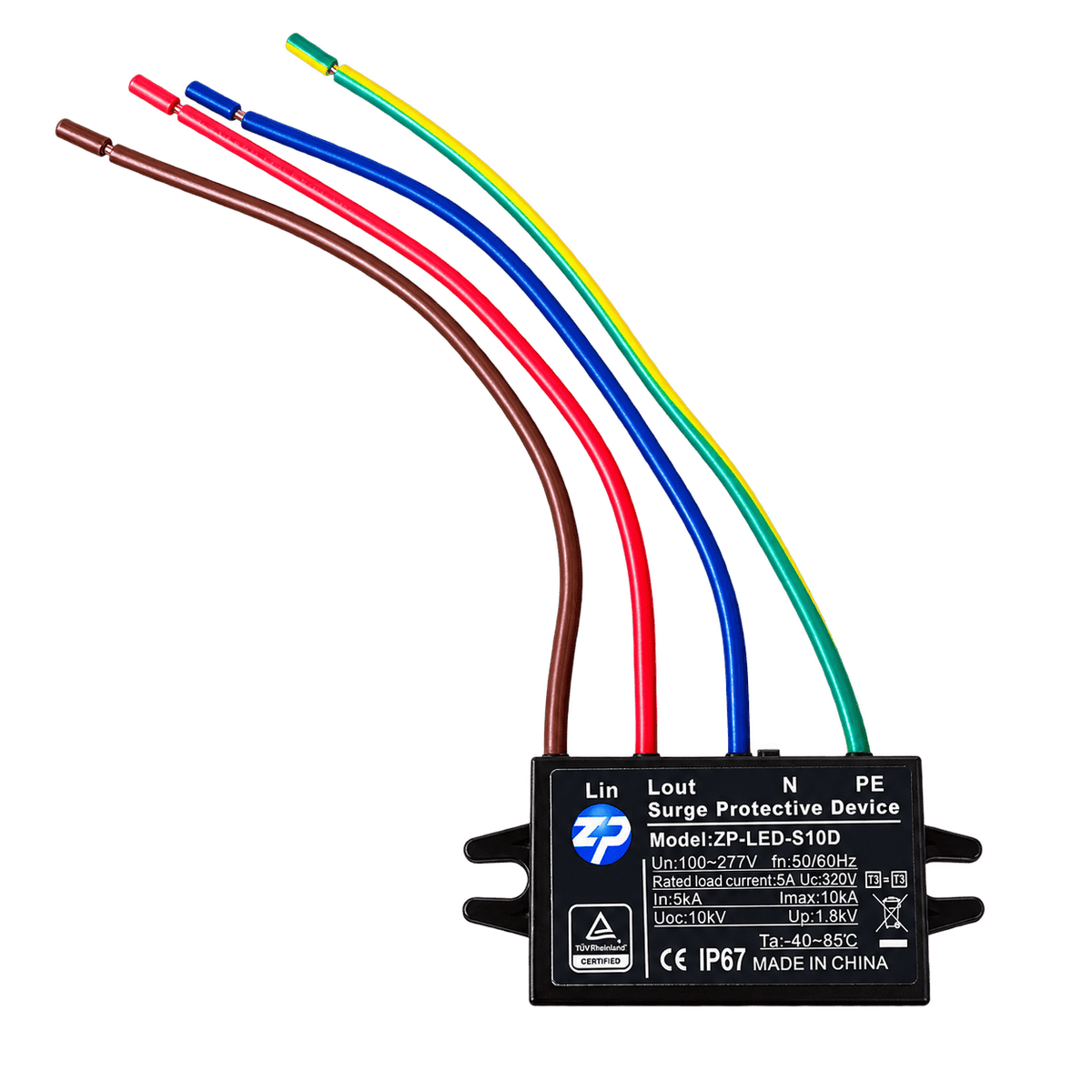 Combat IP65 Surge Protector - 10kV (Max 8A)