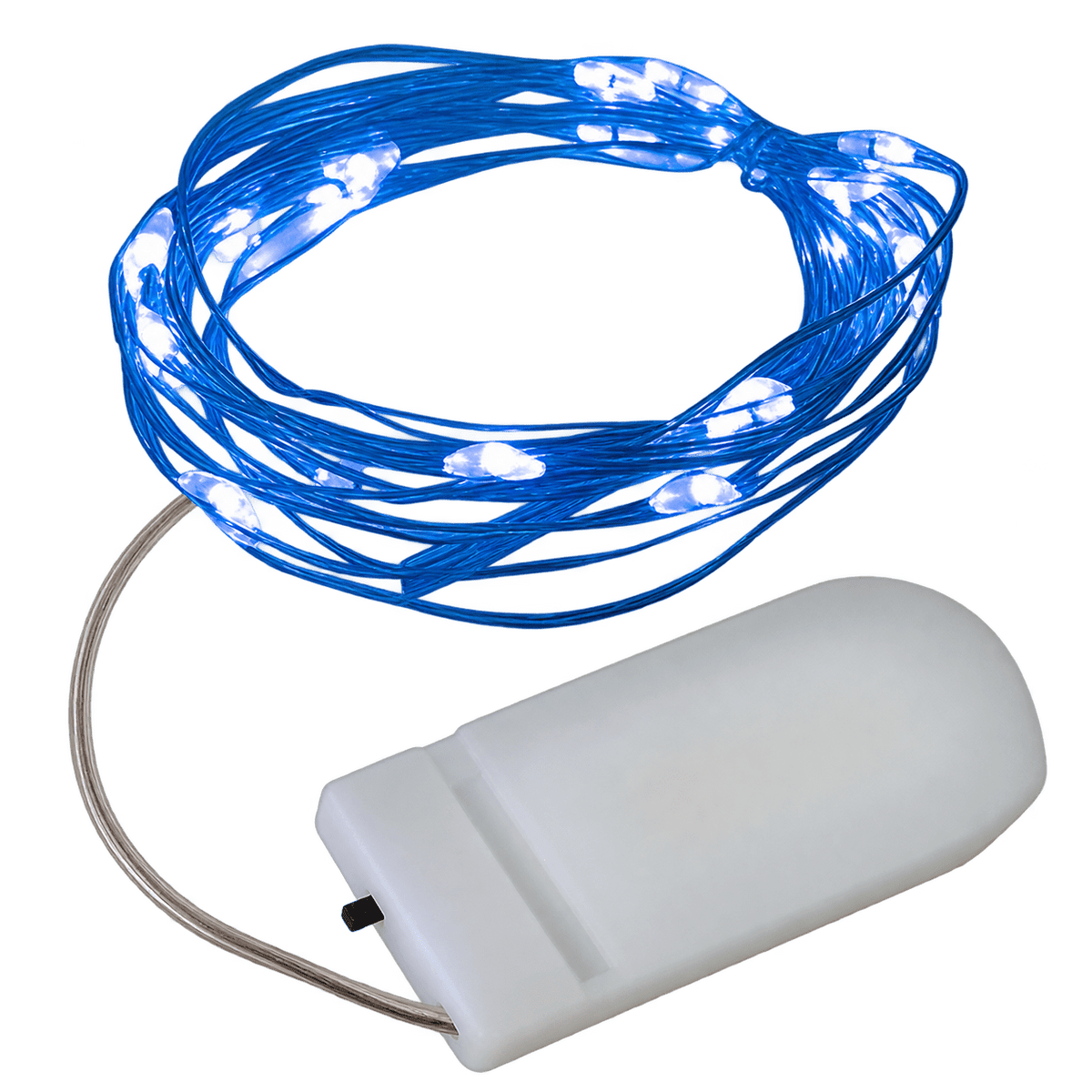 LED Fairy Lights - 2 Meter / Battery Operated - Blue