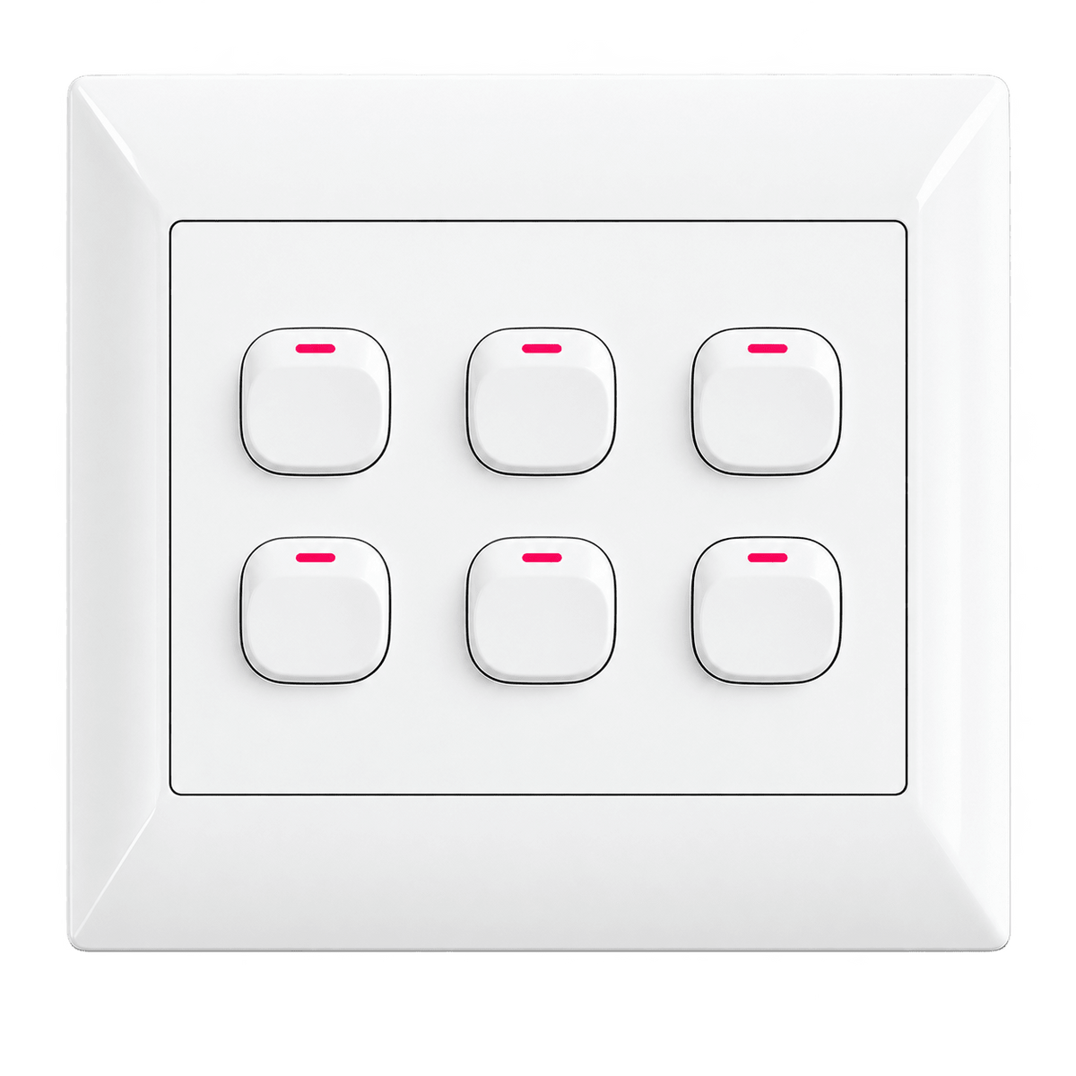 6 Lever 1-Way Switch - 4x4