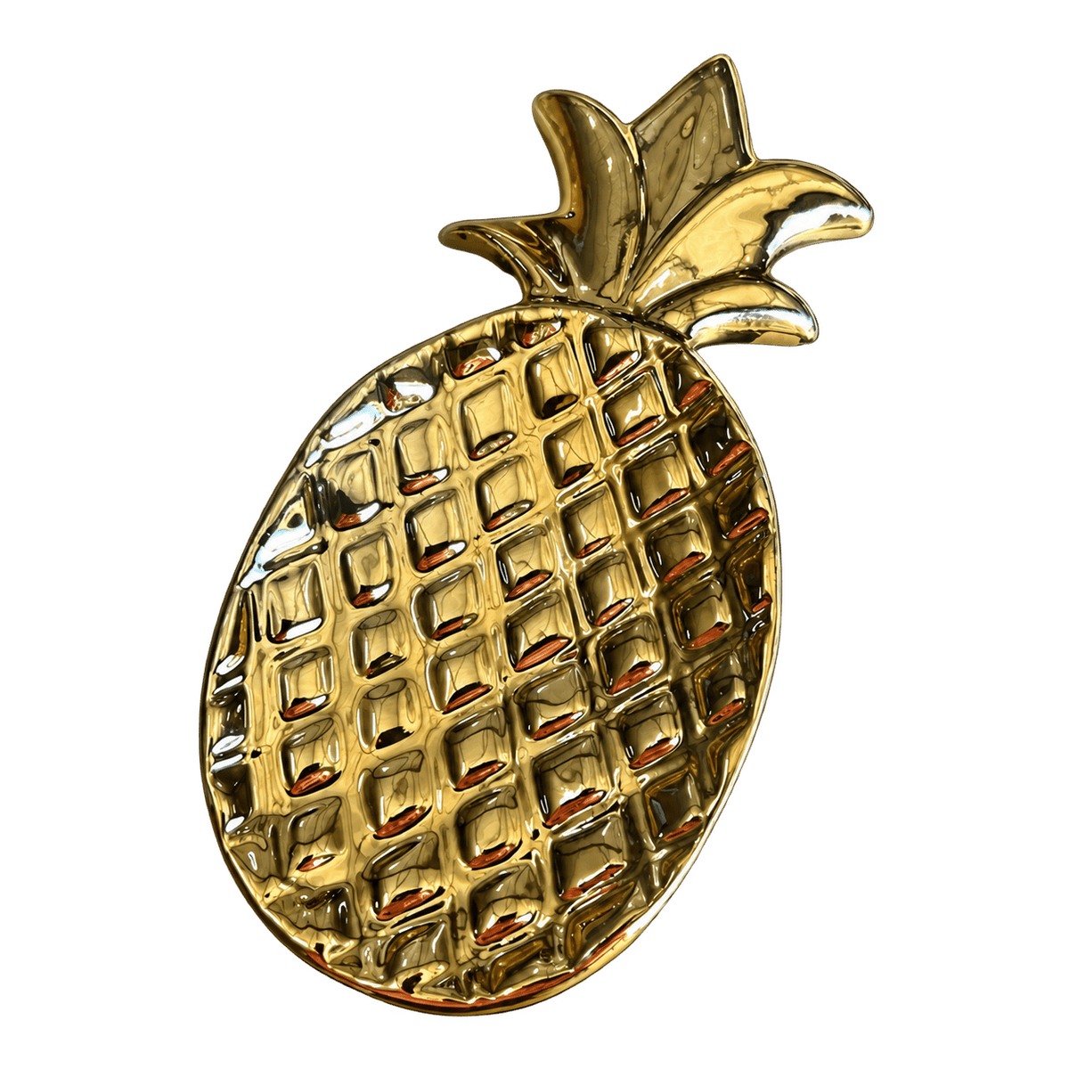 Golden Pineapple Serving Platter