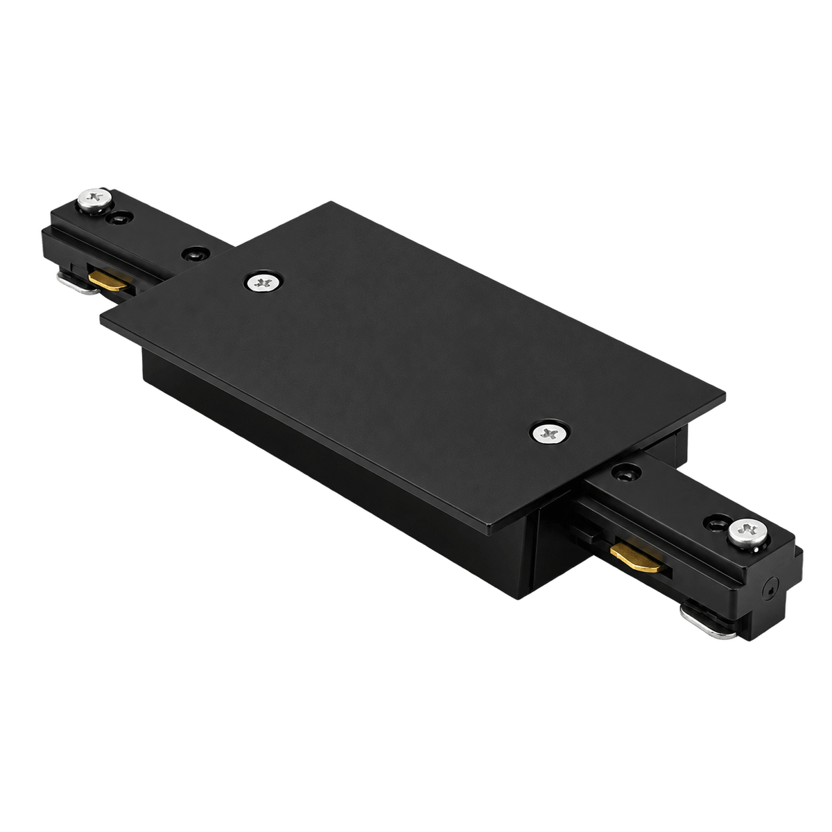 3 Wire Recessed Track Central Feed - Black
