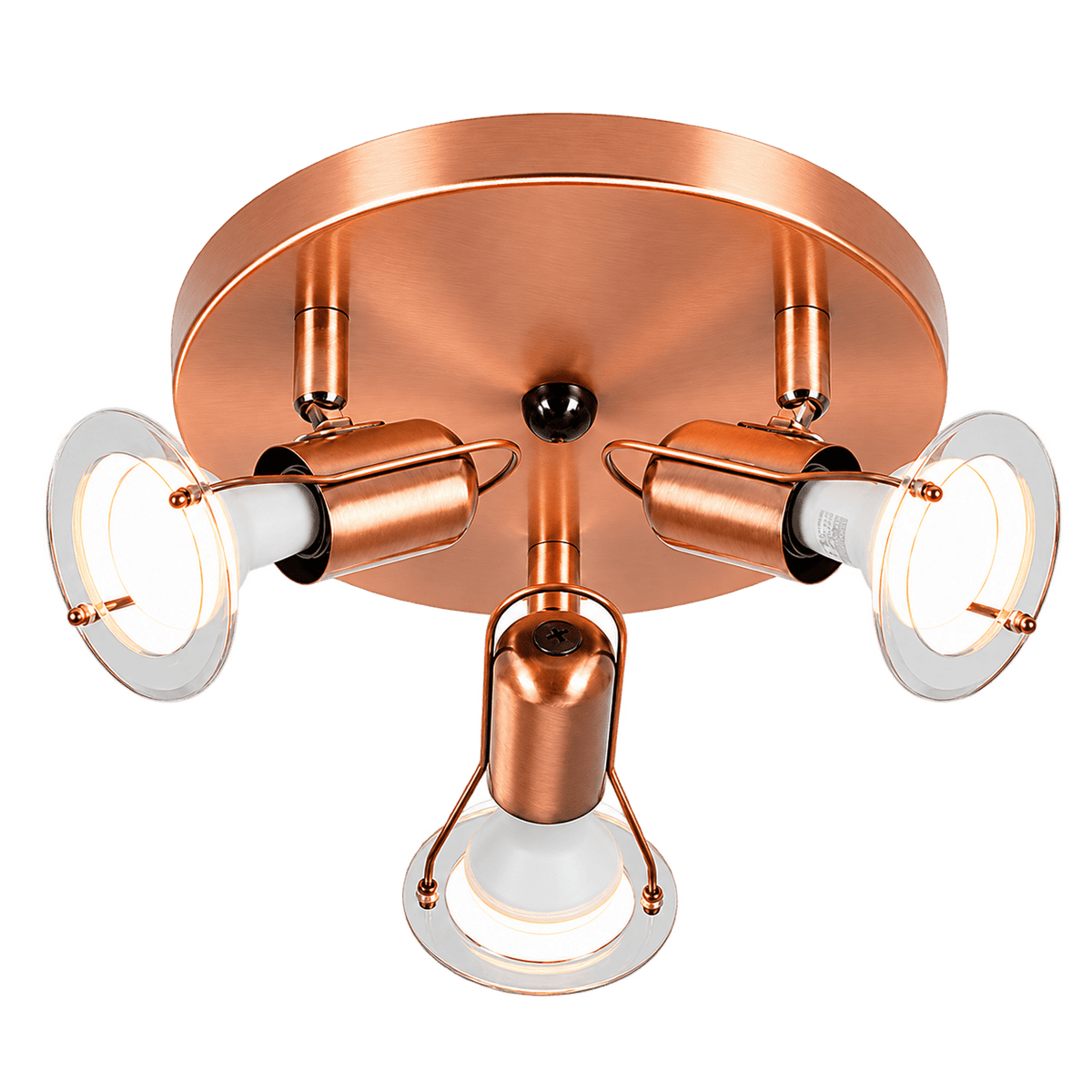 Mini Disc 3 Plate Spotlight - Copper