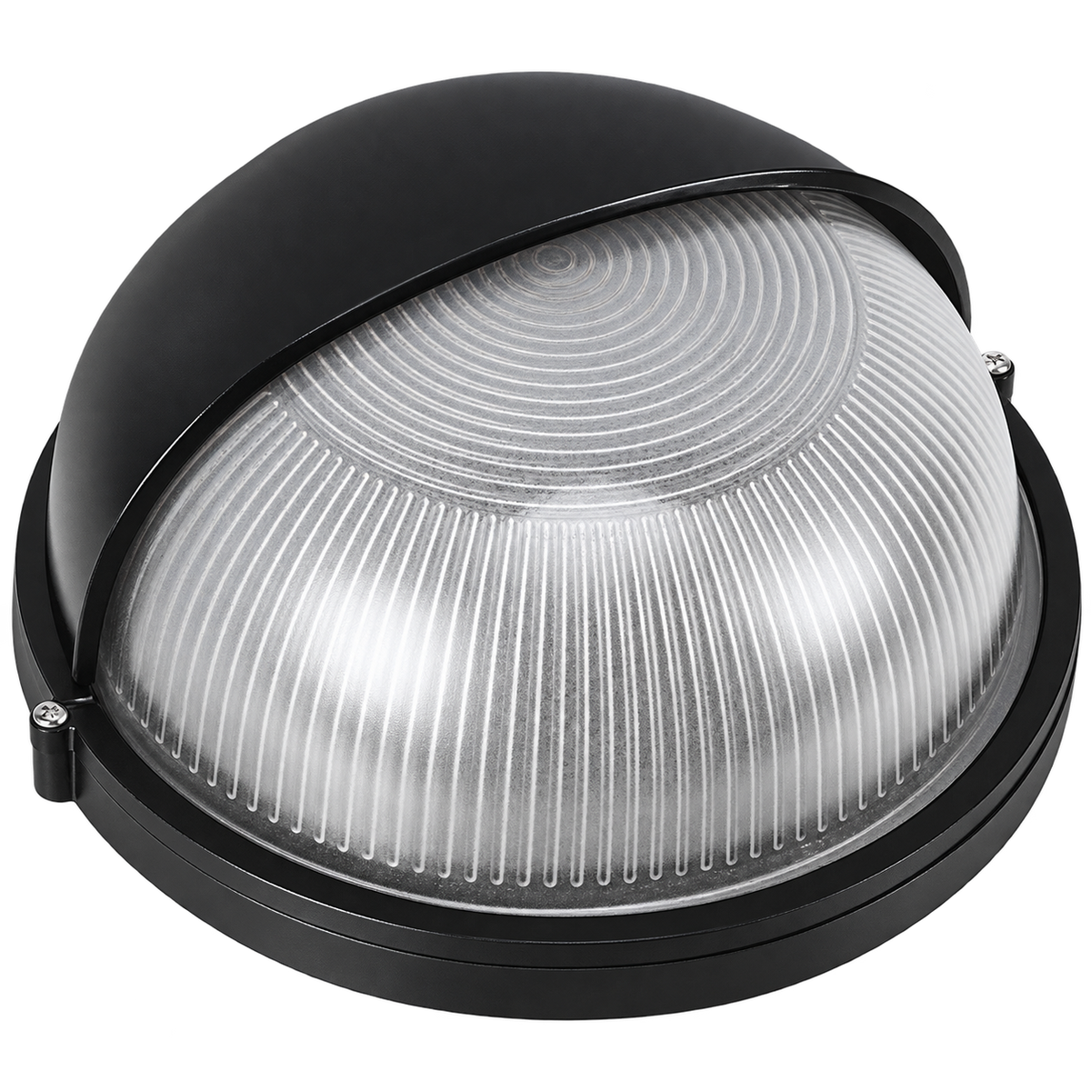 Black LED Bulkhead Light - IP54 Eyelid