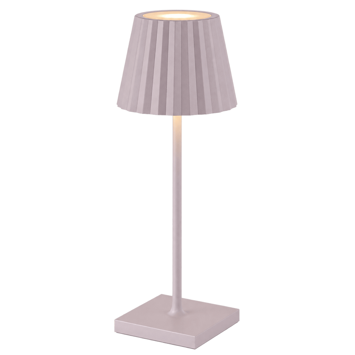 Pliss Pink LED Table Lamp Dimmable Rechargeable