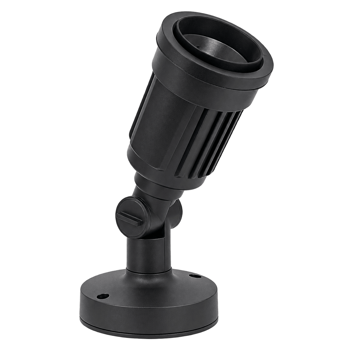 Black Garden Spot Light - IP54 Swivel Arm