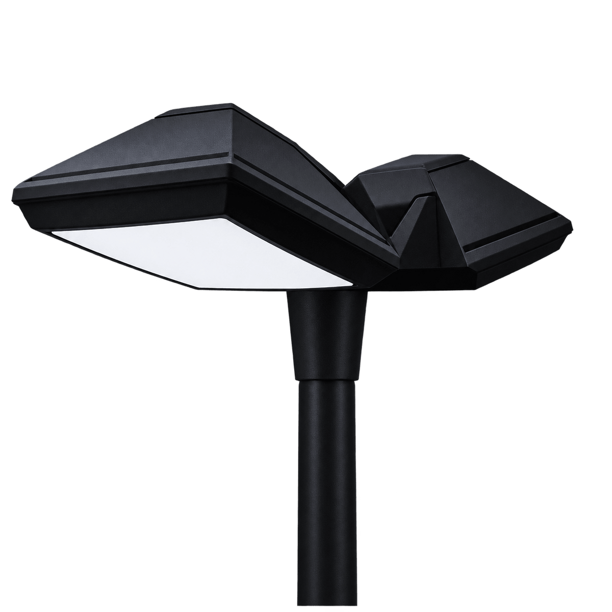 Rosa Black LED Post Top Light - IP66 Shockproof Resin