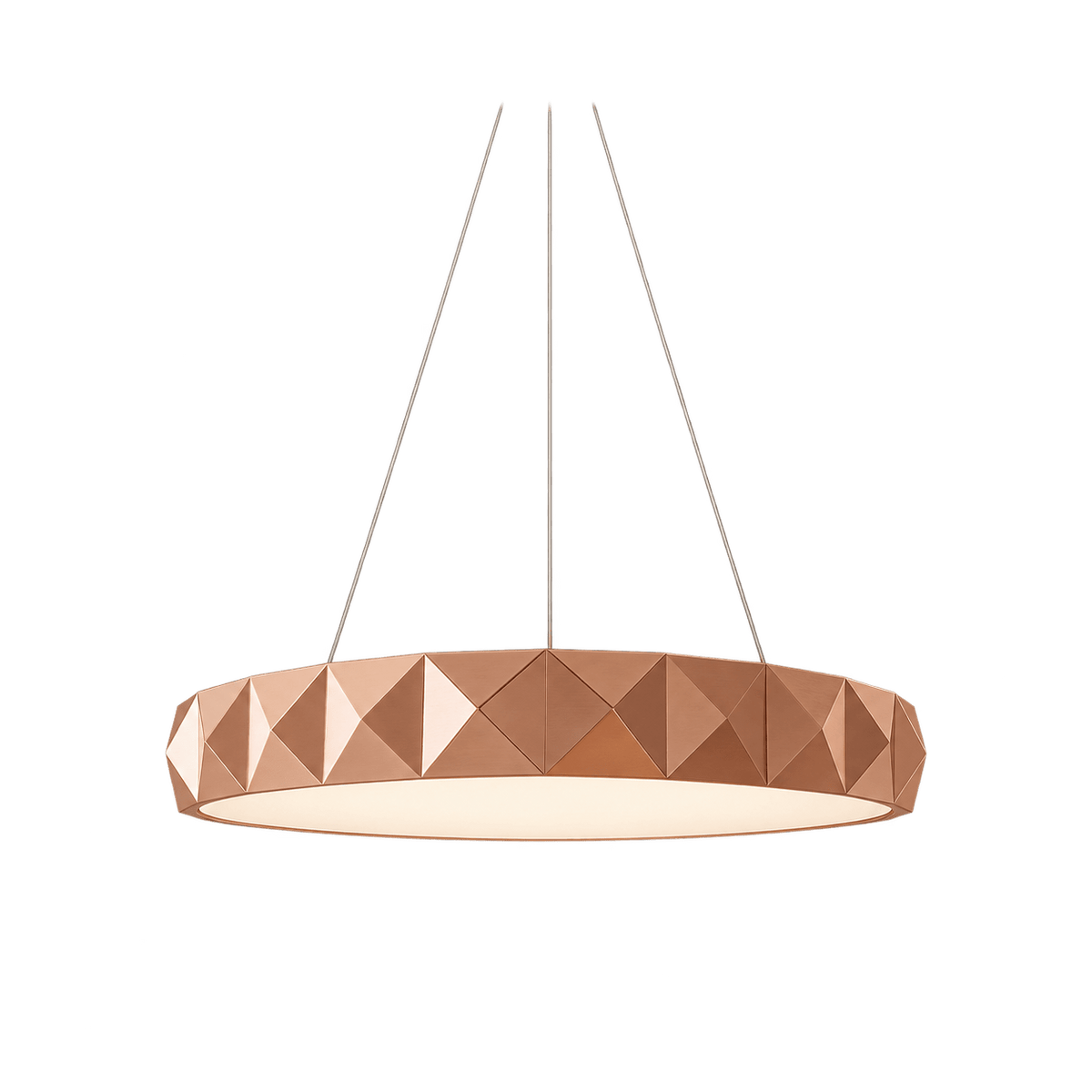 Loom Rose Gold LED Pendant - Cool White (4200K)