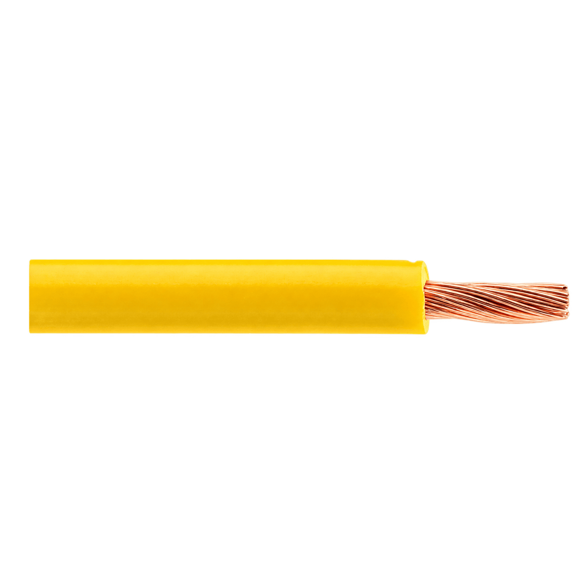 0.5mm Yellow Panel Flex Wire - 100 Meter Roll