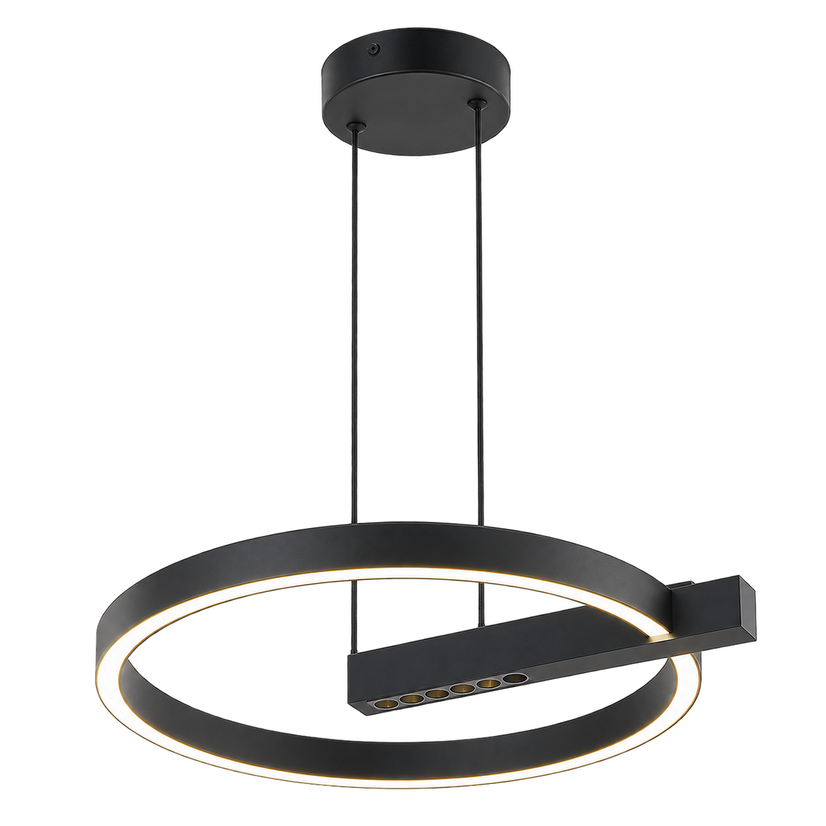Black Q LED Pendant Light